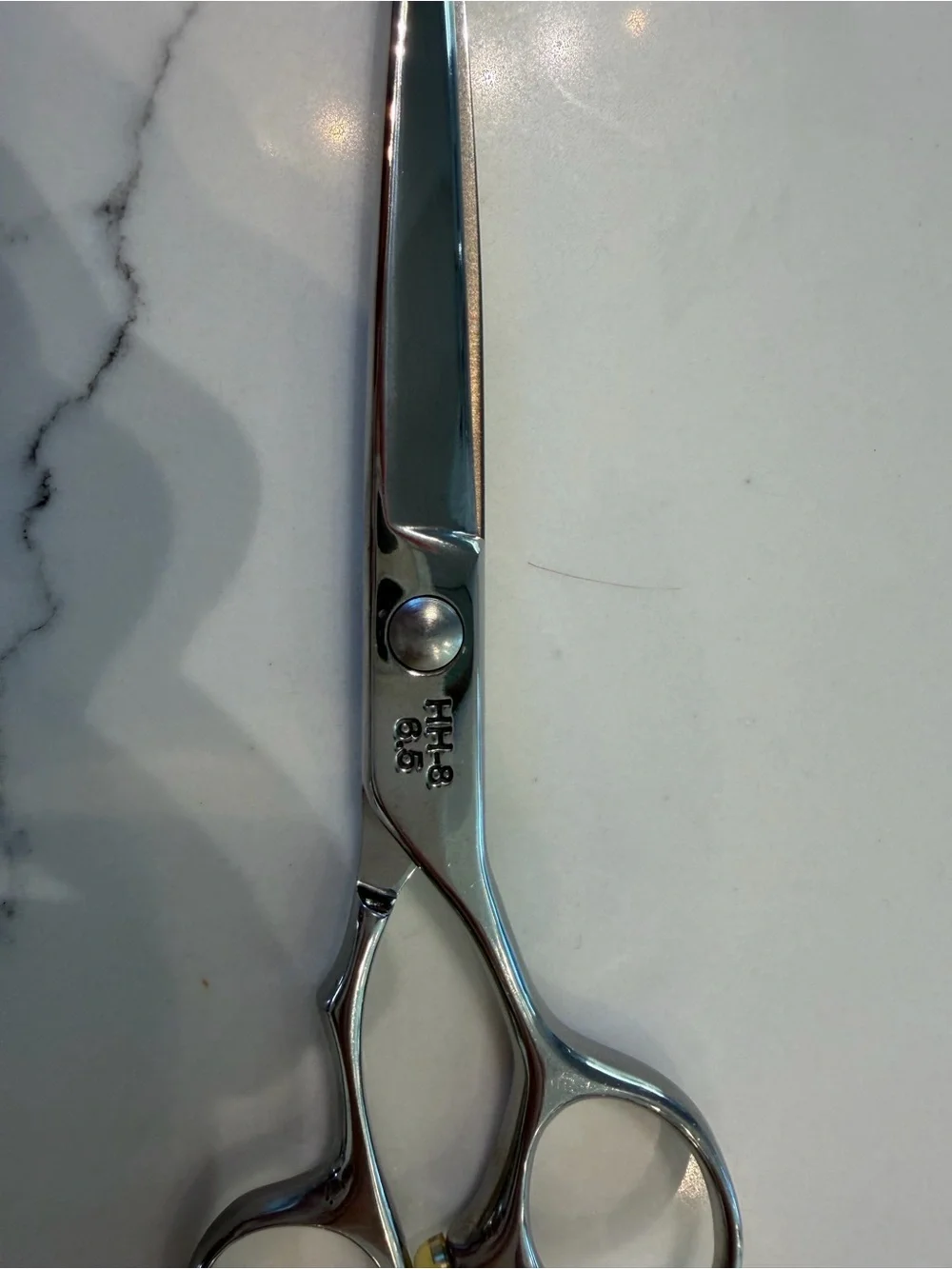 Professional Stainless Steel Grooming Scissors - Silver